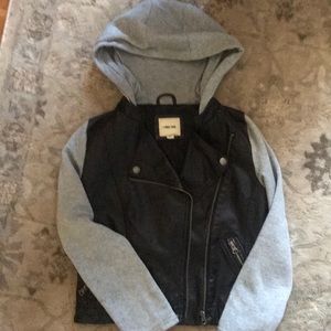 Large girls leather jacket